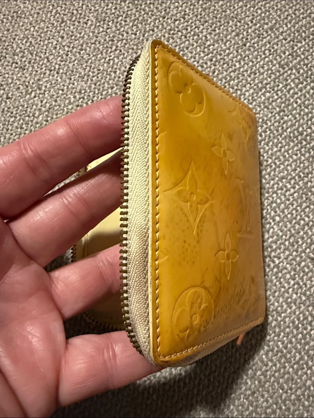Louis Vuitton Vernis authentic zippy compact wallet BJ0959